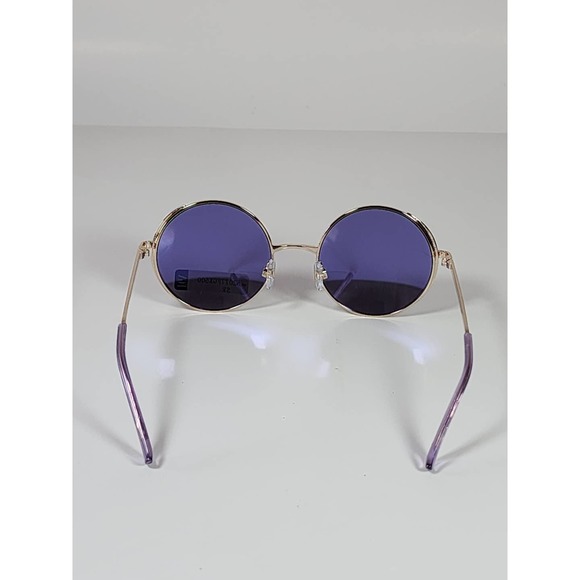 FGX by Foster Grant Gold & Purple Full Round Metal Frame Sunglasses 52077FGX500 - Picture 5 of 11